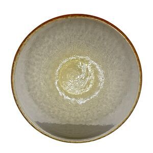 Fire and Light Recycled Art Glass 11" Serving Bowl Salad Bowl Citrus Yellow